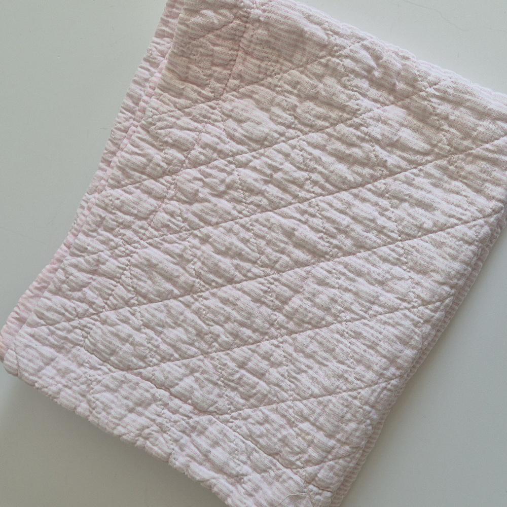 Tommy Hilfiger Soft Pink Quilted Pillow Cover Set - Picture 4 of 12